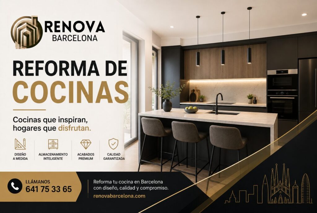 Reforma de cocinas en Barcelona