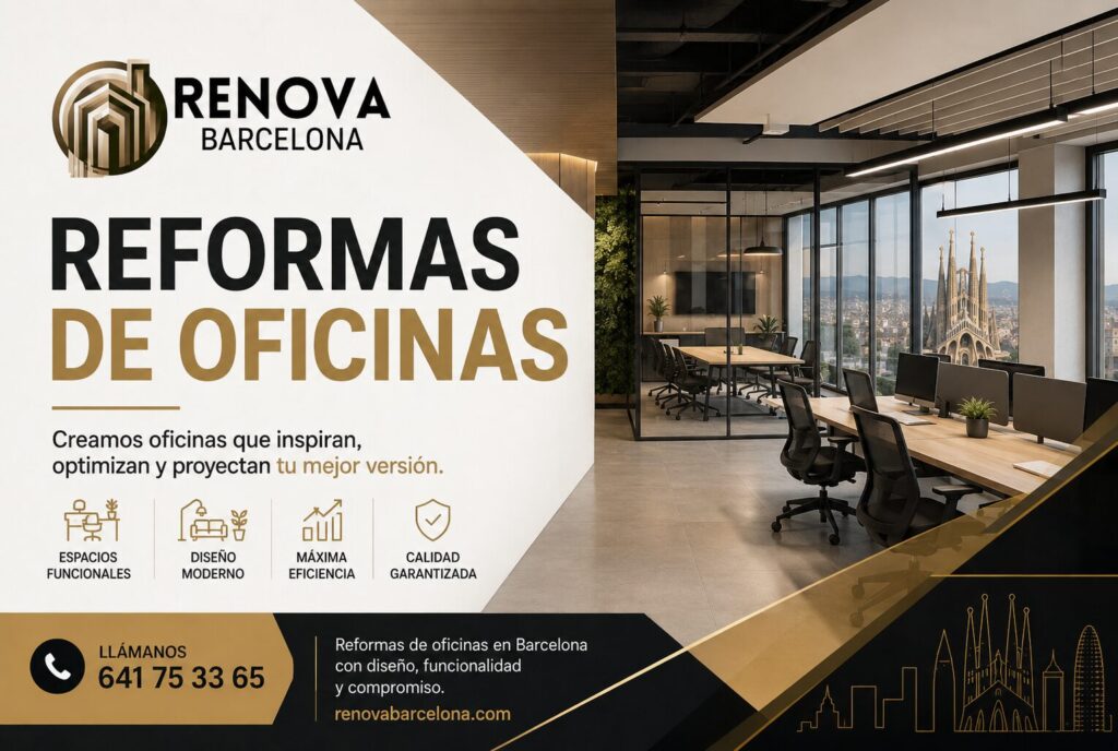 Reformas de oficinas en Barcelona