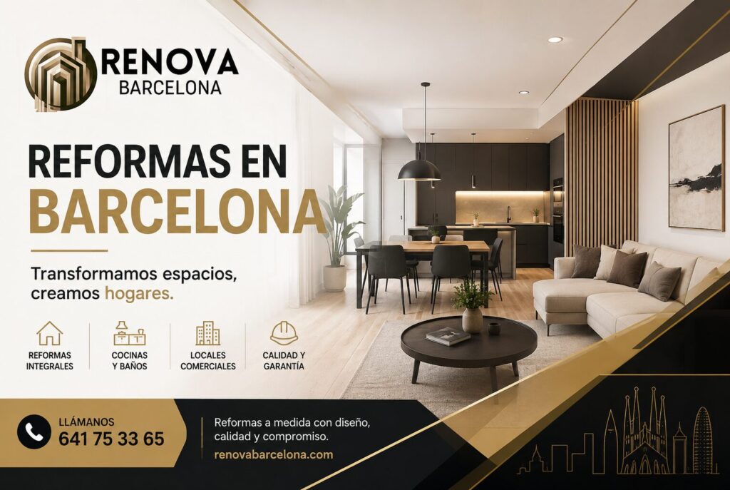 reformas en Barcelona con Renova Barcelona
