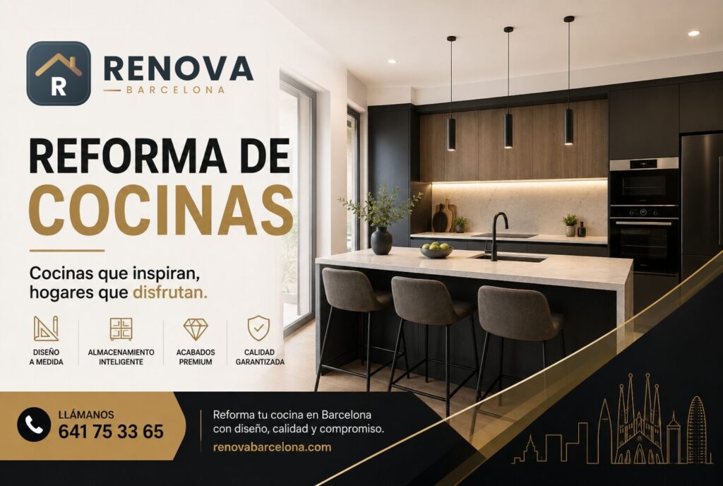 Reforma de cocinas en Barcelona